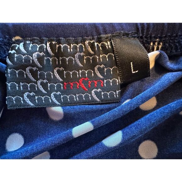 Blue Polka Dot Mini Dress Fits like a Size Small - Picture 3 of 5